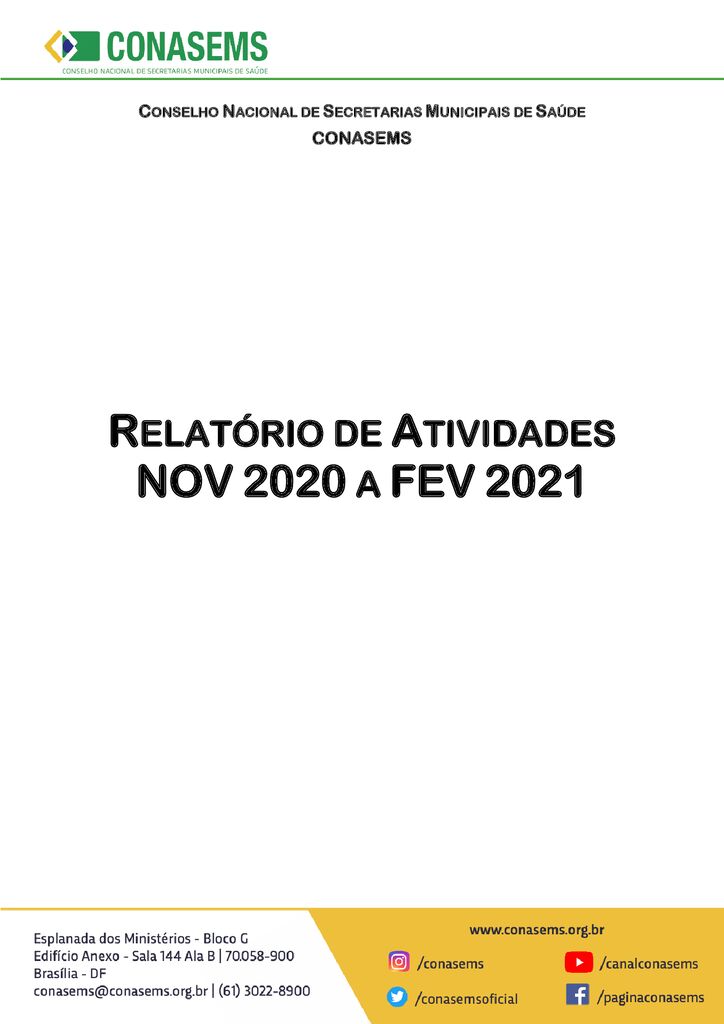 thumbnail of Relatorio Atividades Quadrimestral – NOV – 2020 – FEV – 2021 – 28.02.2021 (1)